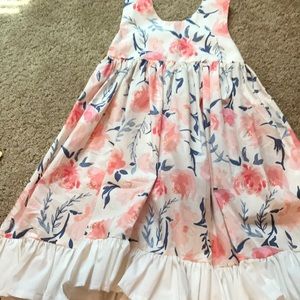 NEW Frilly Fox Easter Custom Boutique Dress 8/10